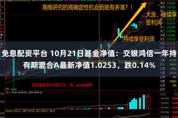 免息配资平台 10月21日基金净值：交银鸿信一年持有期混合A最新净值1.0253，跌0.14%